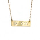 Sasha Sterling Roman Numeral Necklace