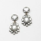 Samantha Statement Earring Clear