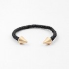 Abby Pointed Cuff Gold and Black