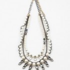 Samantha Statement Pearl and Stone Necklace