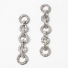 Samantha Statement Pave Chainlink Earrings