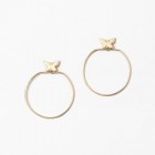 Sasha Sterling Gold Butterfly Earring